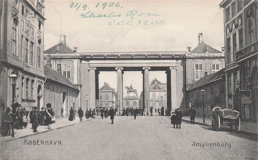 702-474-017 Kobenhavn Amalienborg, Verzenden, Voor 1920, Overig Europa