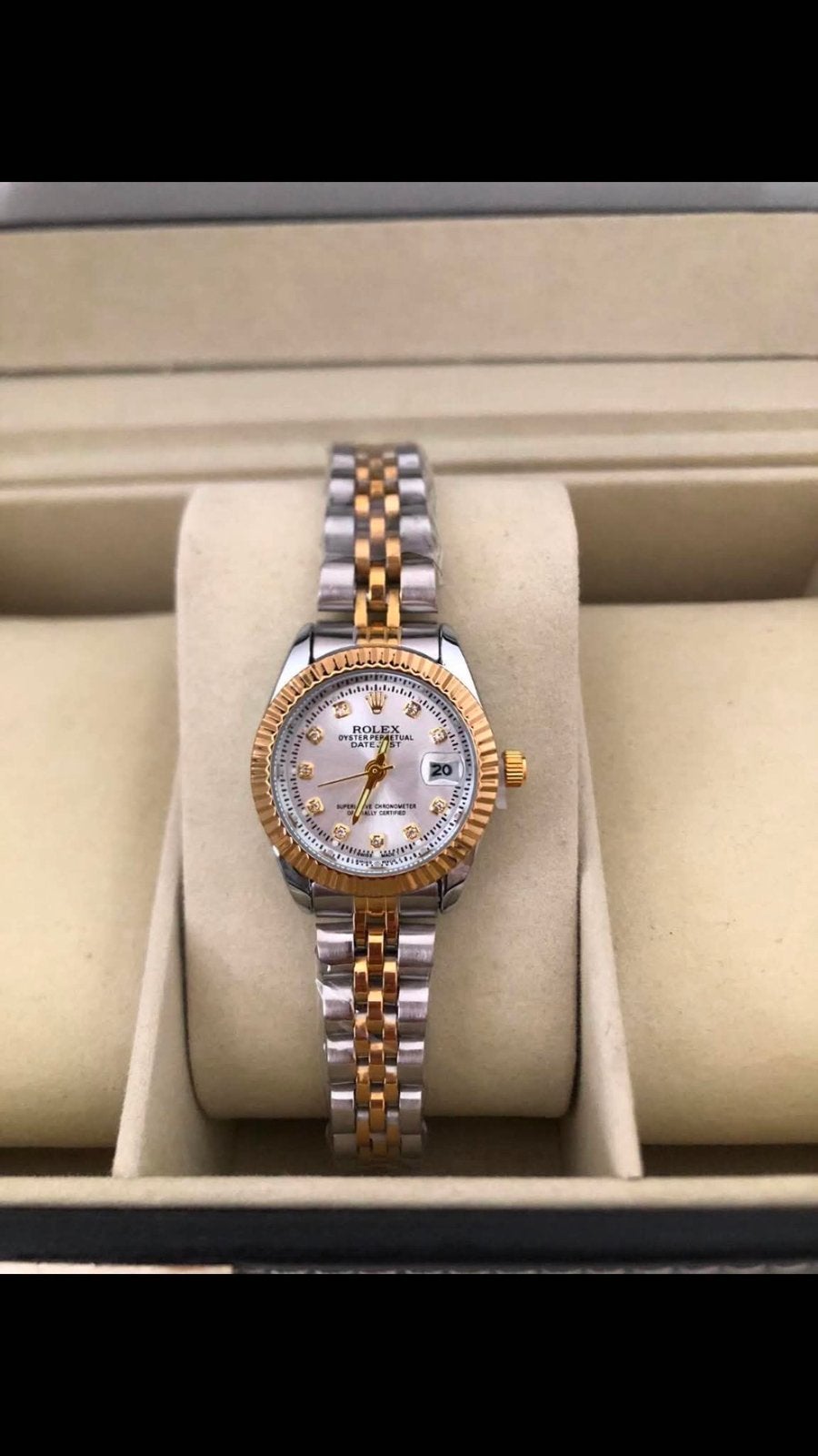 Rolex small model dames horloge, Ophalen of Verzenden, Nieuw, Staal, Rolex
