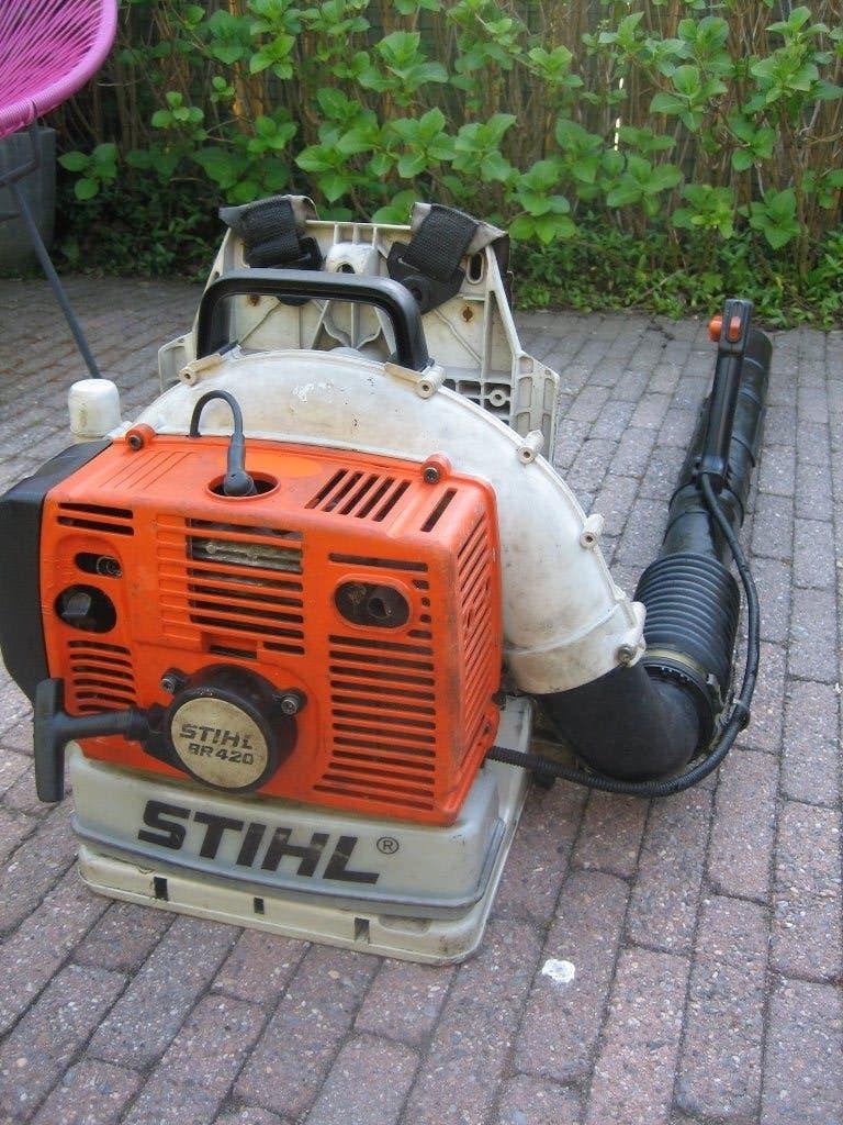 Stihl BR420 Bladblazer Ruggedragen Benzine, Tuin en Terras, Ophalen, Gebruikt, Ruggedragen, Stihl