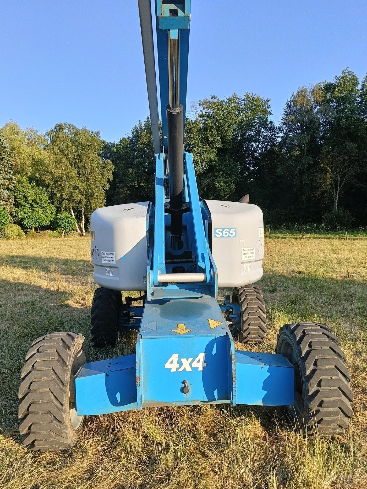 hoogwerker Genie S65, Ophalen