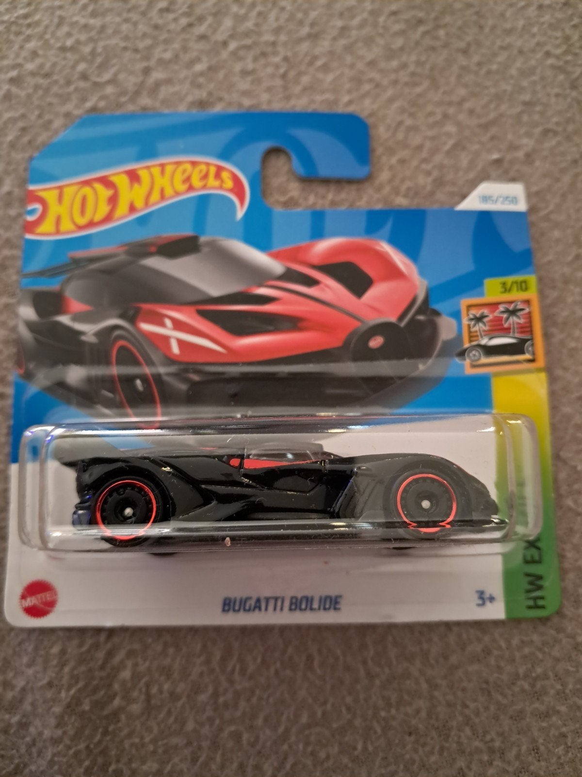 Hot Wheels Bugatti Bolide rood/zwart nieuw in verpakking, Ophalen of Verzenden, Nieuw, Auto