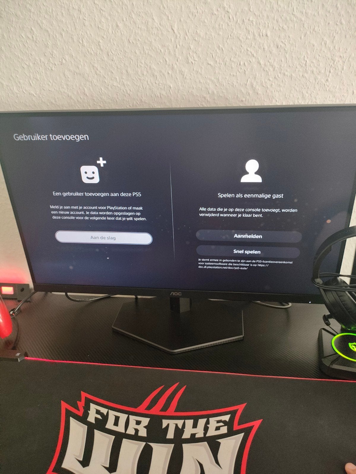 ps5 set, Ophalen