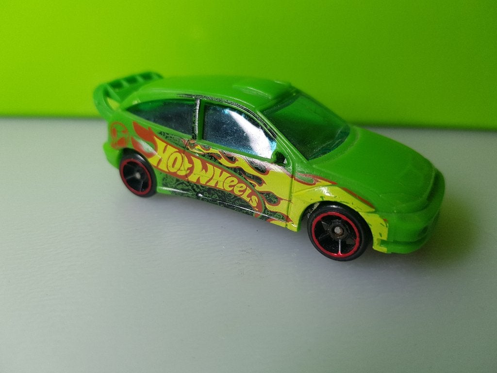 Hotwheels - Ford Focus [groen] 1/60, Ophalen of Verzenden, Gebruikt, Auto