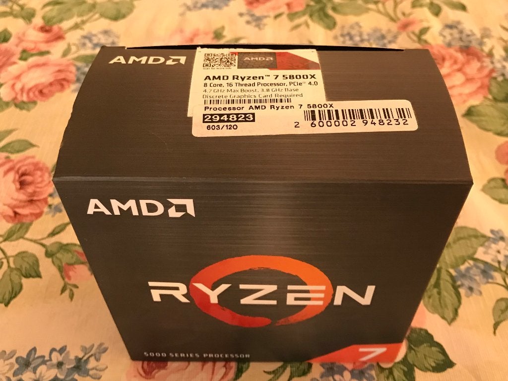 AMD Ryzen 7 5800X Processor, Computers en Software, 8-core, Gebruikt, AMD Ryzen 7 5800X, Ophalen of Verzenden