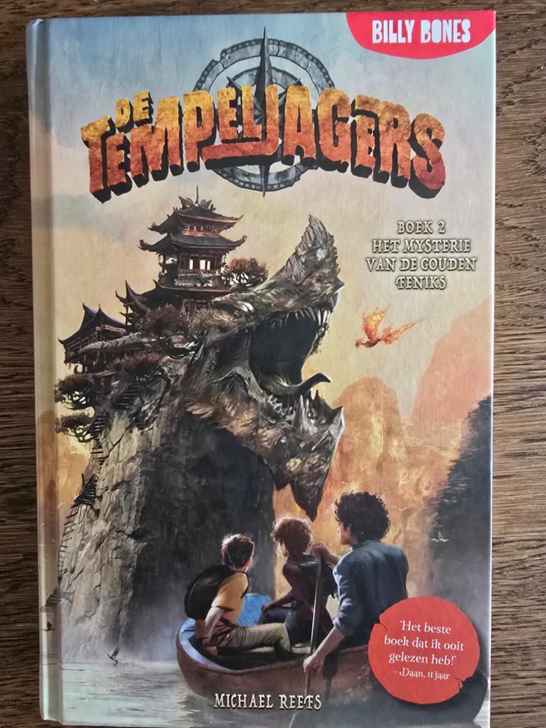 De Tempeljagers - Boek 2: Het Mysterie van de Gouden Feniks, Ophalen, Zo goed als nieuw, Michael Reefts, Fictie