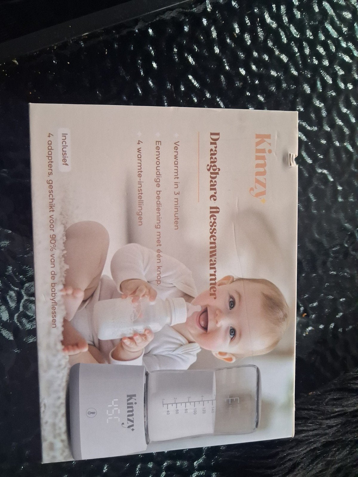 Kimzy draagbare flessenwarmer, zo goed als nieuw, Ophalen of Verzenden, Zo goed als nieuw, Draagbaar, Flessen- of potjesverwarmer