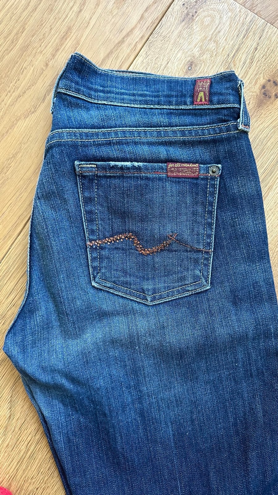 7 For All Mankind Bootcut Jeans - W26 (Verkort ingenomen), Ophalen of Verzenden, Zo goed als nieuw, Blauw, W27 (confectie 34) of kleiner