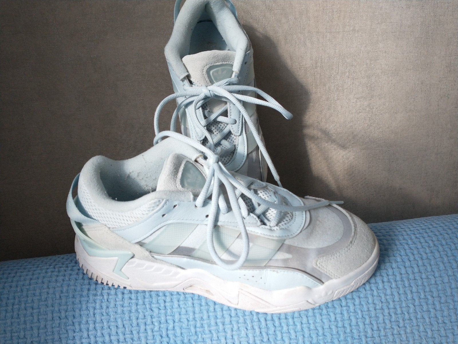 Adidas Niteball 2.0 dames sneakers blauwgrijs maat 40,5, Ophalen of Verzenden, Zo goed als nieuw