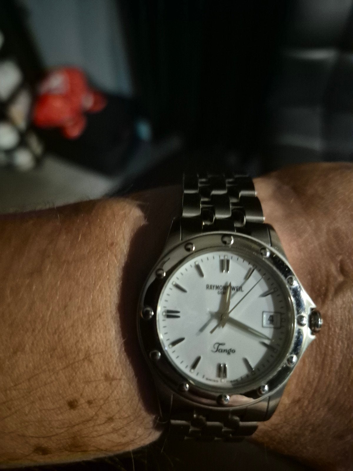 Raymond Weil Tango Polshorloge - Zo goed als nieuw, Overige merken, Staal, Staal, Polshorloge