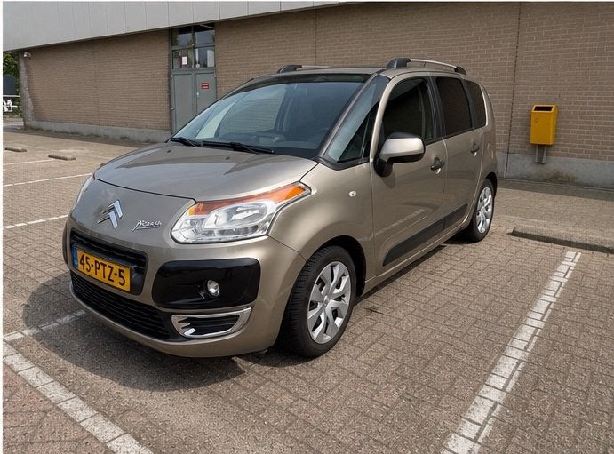 Citroën C3 Picasso 1.6 VTI 2011 Beige, Auto's, Voorwielaandrijving, 4 cilinders, Beige, Handgeschakeld