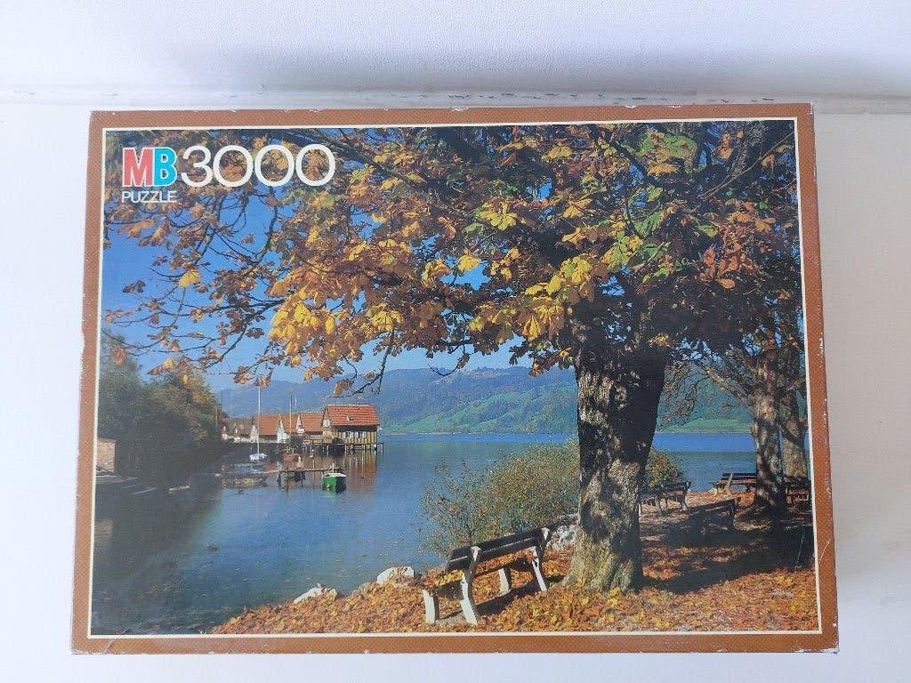 Puzzel 3000 stukjes, Meer in Beieren Duitsland, Ophalen of Verzenden, Meer dan 1500 stukjes, Gebruikt, Legpuzzel