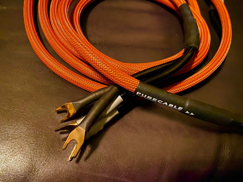 Purecable Prime luidsprekerkabel Audioquest Shunyata Ricable, Audio, Tv en Foto, Audiokabels en Televisiekabels, Zo goed als nieuw