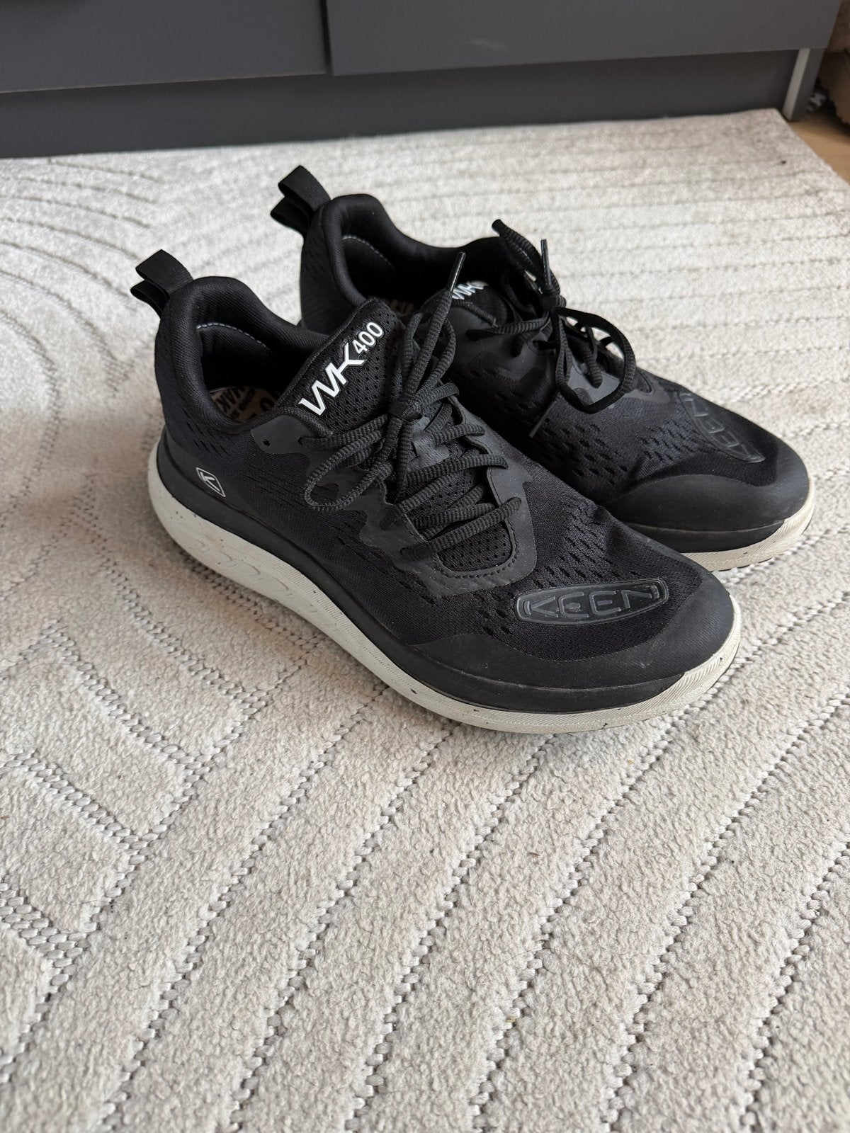 Keen WK400 Heren Wandelschoenen Zwart/Wit Maat 44, Ophalen of Verzenden, Zo goed als nieuw, Schoenen
