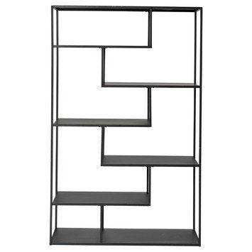 Vakkenkast zwart, noor (karwei), Ophalen, Gebruikt, 100 tot 150 cm, Metaal