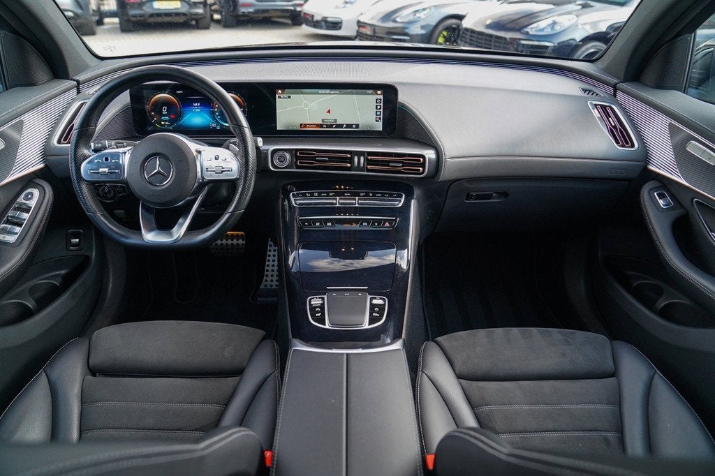 Mercedes-Benz EQC 400 4MATIC AMG Line Premium Plus 80 kWh |C, Zwart, 80 kWh, 1333 min, Zwart