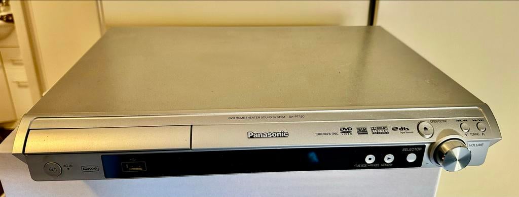 Panasonic SA-PT150 home cinema set met DVD-speler, Ophalen, Panasonic, Minder dan 40 watt, Dvd-speler