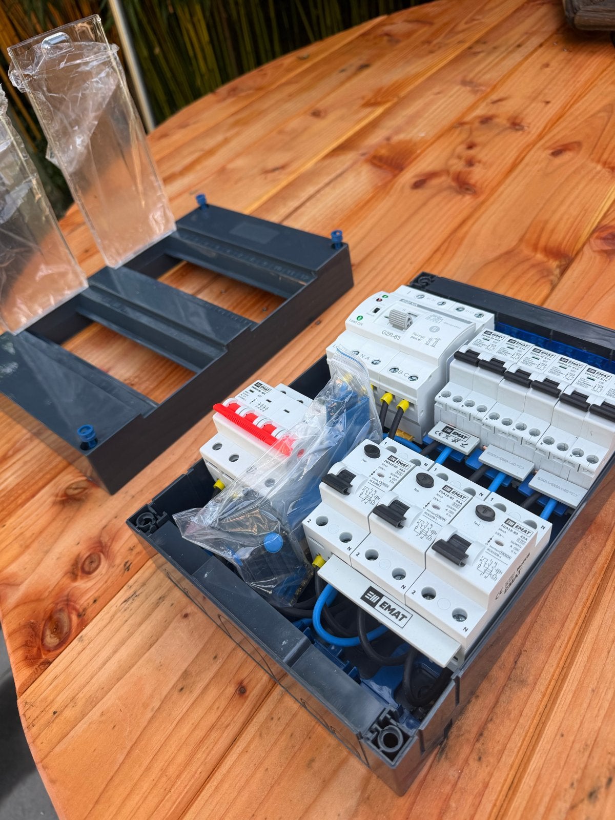 Nieuwe Groepenkast met Aardlekschakelaars en Installatieauto, Doe-het-zelf en Verbouw, Elektra en Kabels, Ophalen of Verzenden