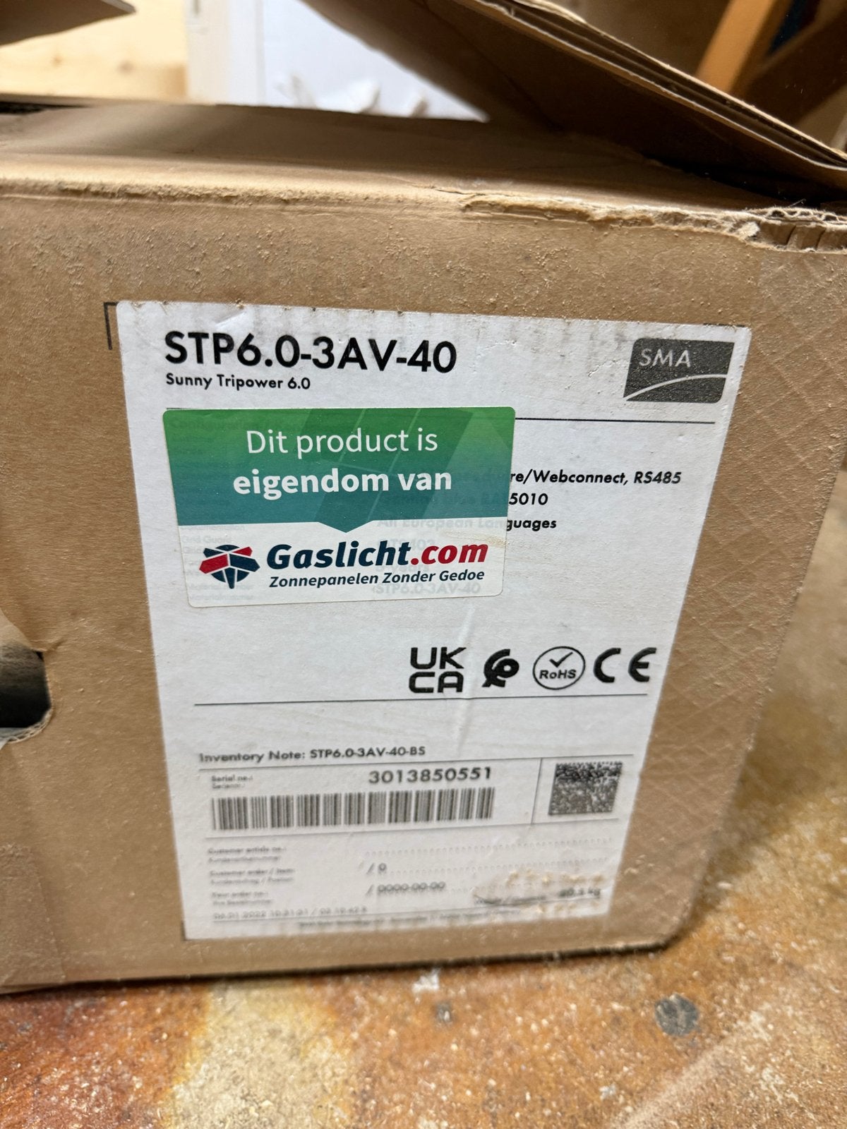 SMA Sunny Tripower 6.0 STP6.0-3AV-40 Omvormer, Doe-het-zelf en Verbouw, Zonnepanelen en Toebehoren, Ophalen of Verzenden, Nieuw