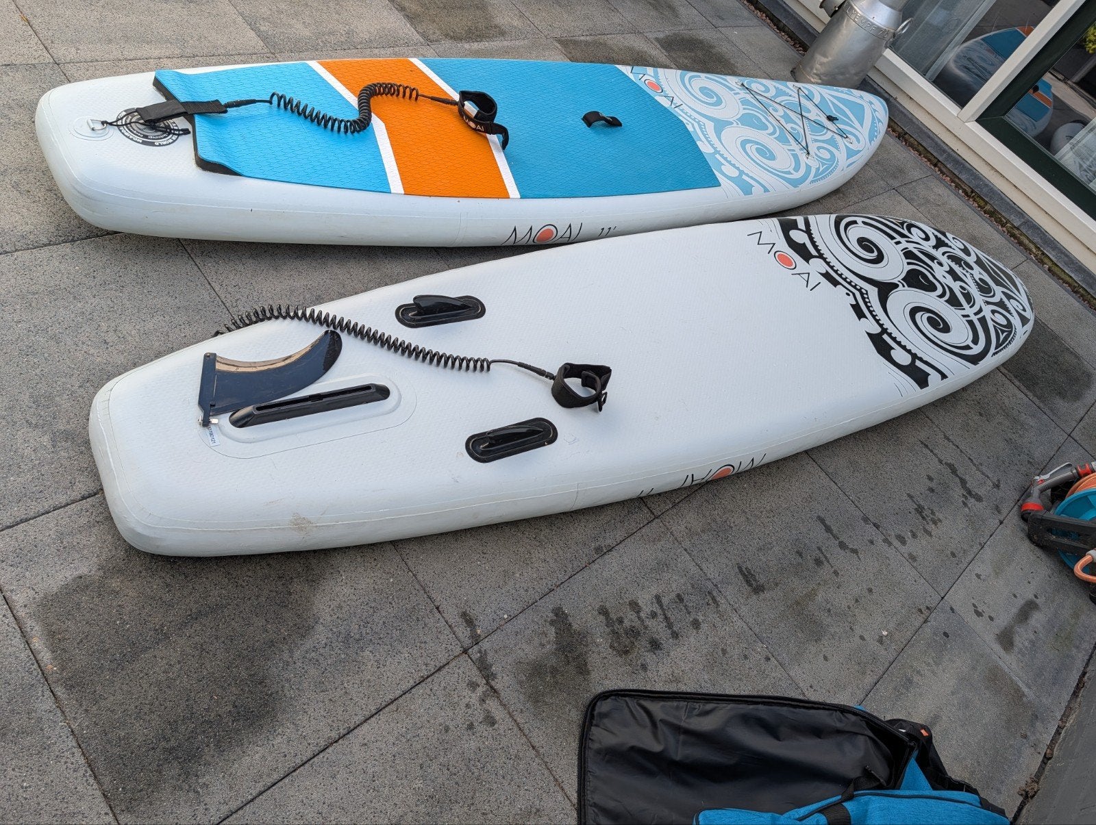 2x  11" MOAI SUP-board met  peddels, lkoord en pomp, Ophalen, Zo goed als nieuw, SUP-boards