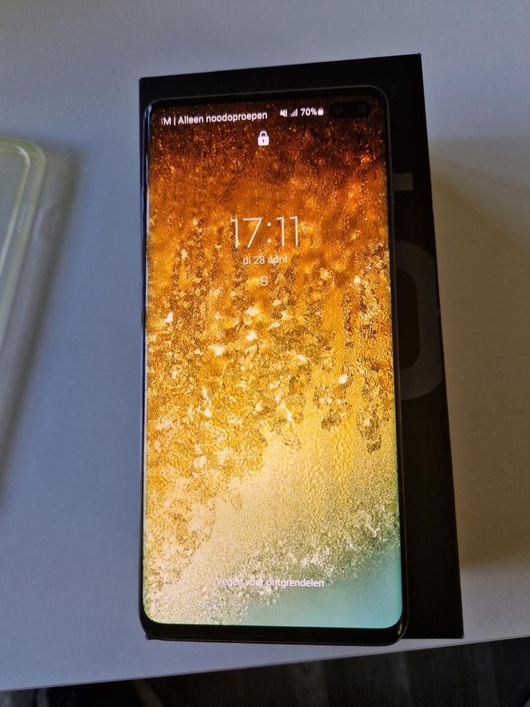 Samsung Galaxy S10+ met SP Connect hoesje en regenhoes, Telecommunicatie, Mobiele telefoons | Samsung, Zwart, Touchscreen, Ophalen of Verzenden