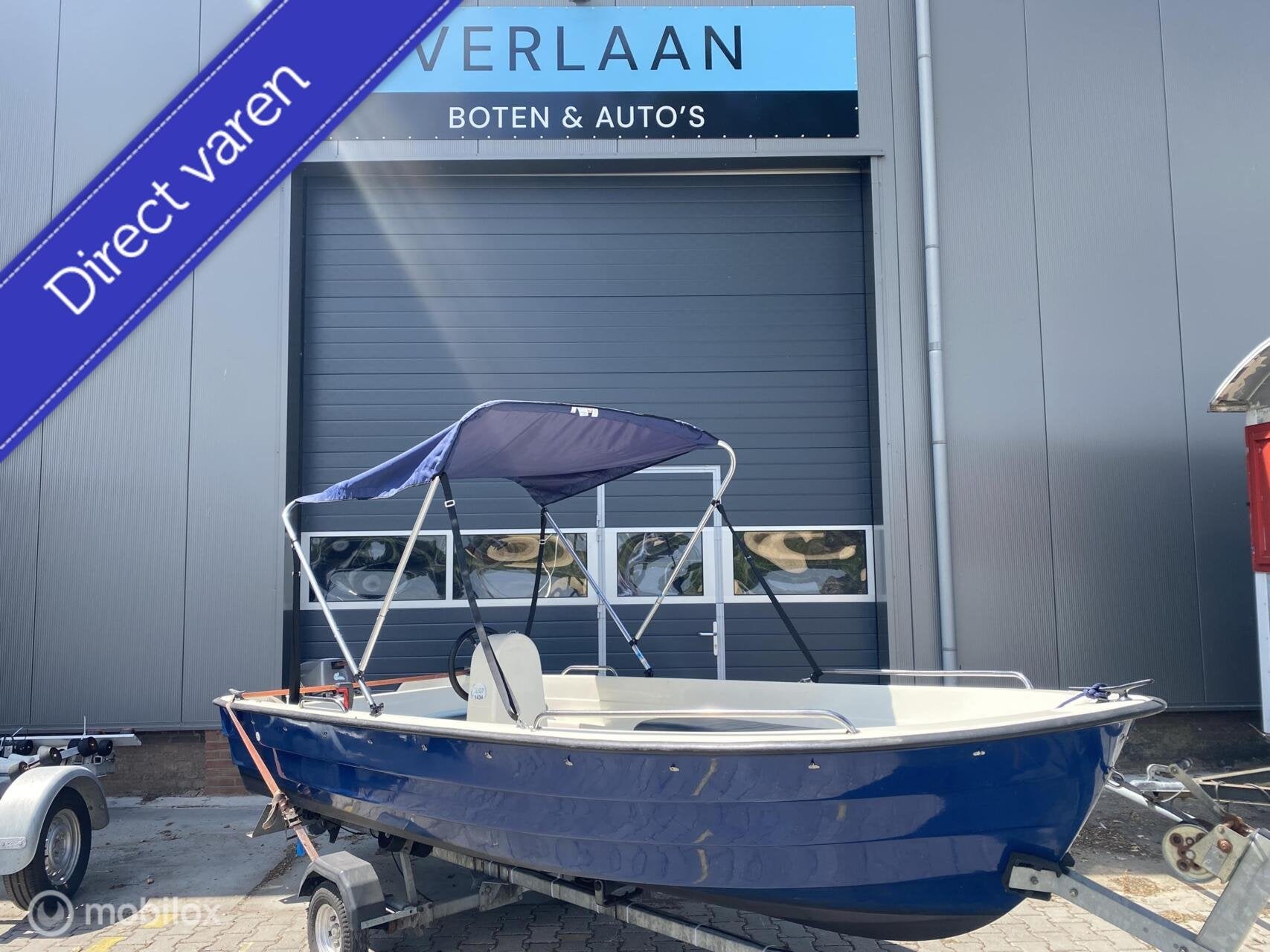 Verano 420 / Console boot / 8 pk 4 takt / compleet / trailer, Gebruikt, Polyester, Benzine, Tot 10 pk