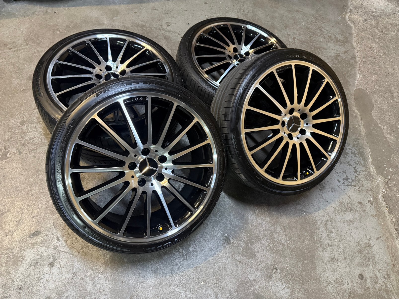 ✅ 19 inch Originele Mercedes velgen 5x112 C63 AMG W204, 19 inch, Gebruikt, Banden en Velgen, Ophalen of Verzenden