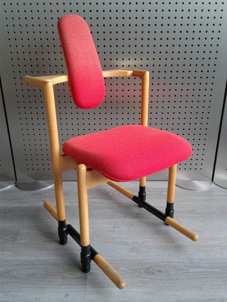 1x Stokke (Variér) Flysit (Pendulum) (Rood), Zeer Mooi!, Gebruikt, Ophalen of Verzenden, Variér, Hout