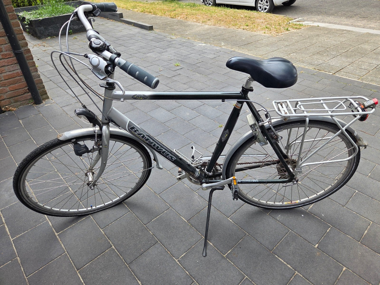 Batavus fiets met 9 versnellingen, Velgrem, Versnellingen, Batavus, Ophalen of Verzenden