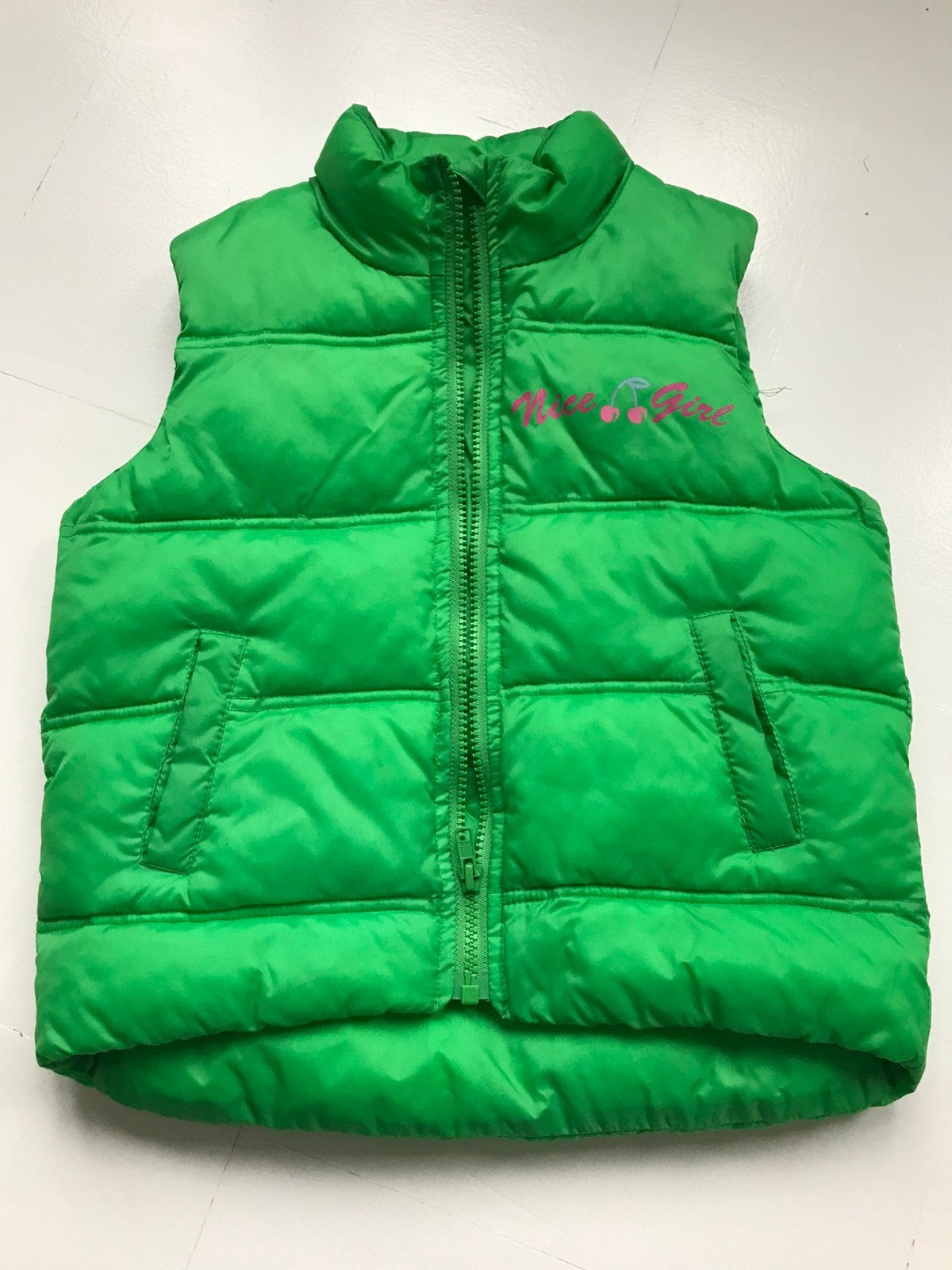 Bodywarmer Name it maat 116 kleur groen, Kinderen en Baby's, Kinderkleding | Maat 116, Meisje, Ophalen of Verzenden, Zo goed als nieuw