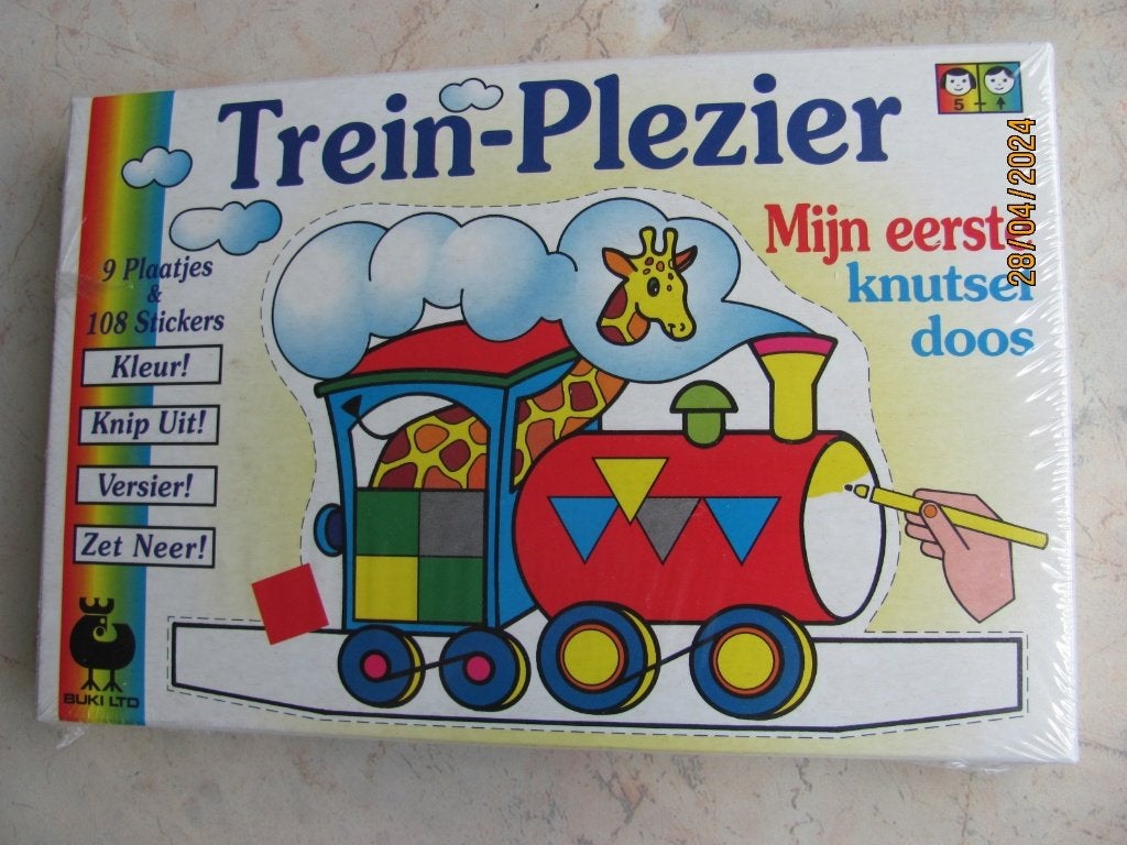 NIEUW verpakking kind KNUTSELSET Buki lto TREIN PLEZIER 9913, Kinderen en Baby's, Speelgoed | Educatief en Creatief, Ophalen of Verzenden