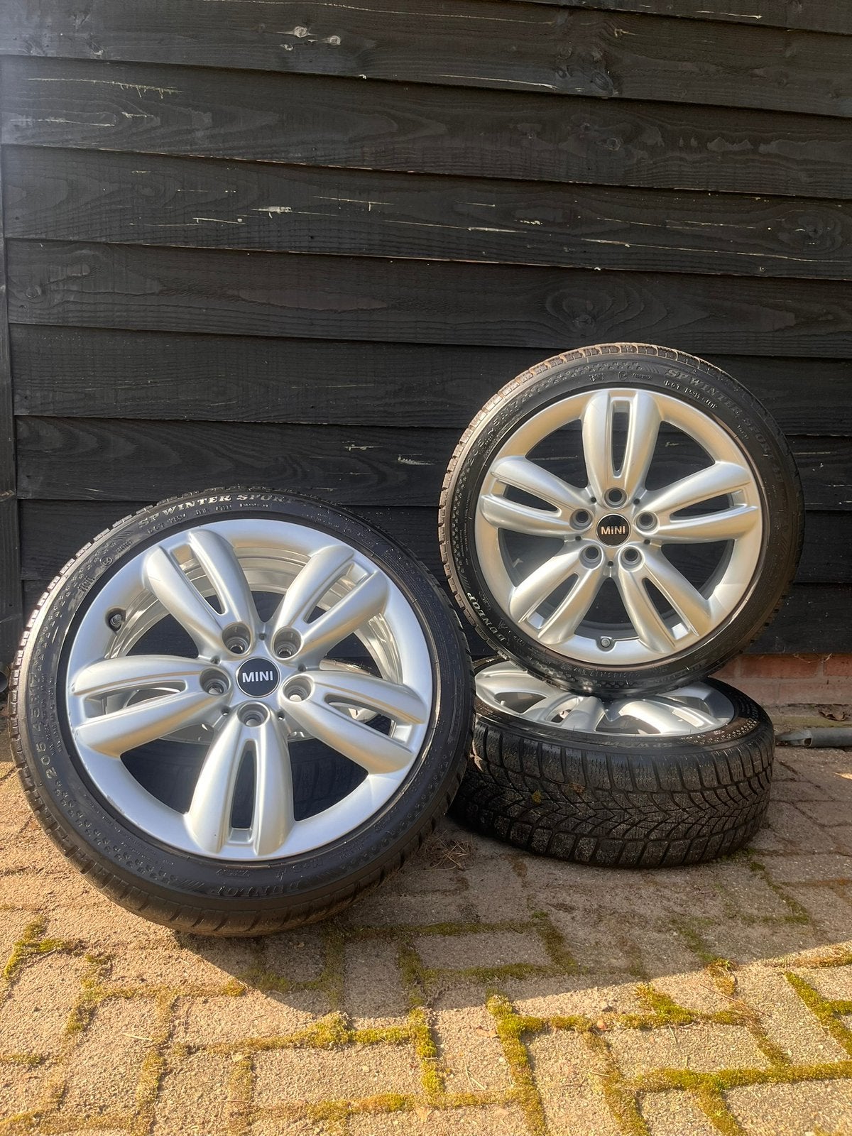 Originele MINI Styling 501Track Spoke winterset, Auto-onderdelen, Banden en Velgen, 17 inch, 205 mm, Winterbanden