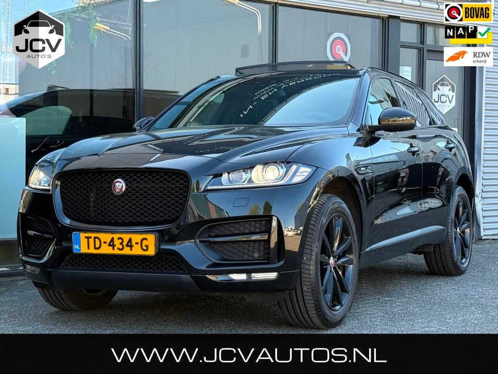 Jaguar F-PACE 2.0 Portfolio AWD 20d R-sport/PANO/CAMERA/LEE, Auto's, Automaat, Gebruikt, Euro 6, 4 cilinders