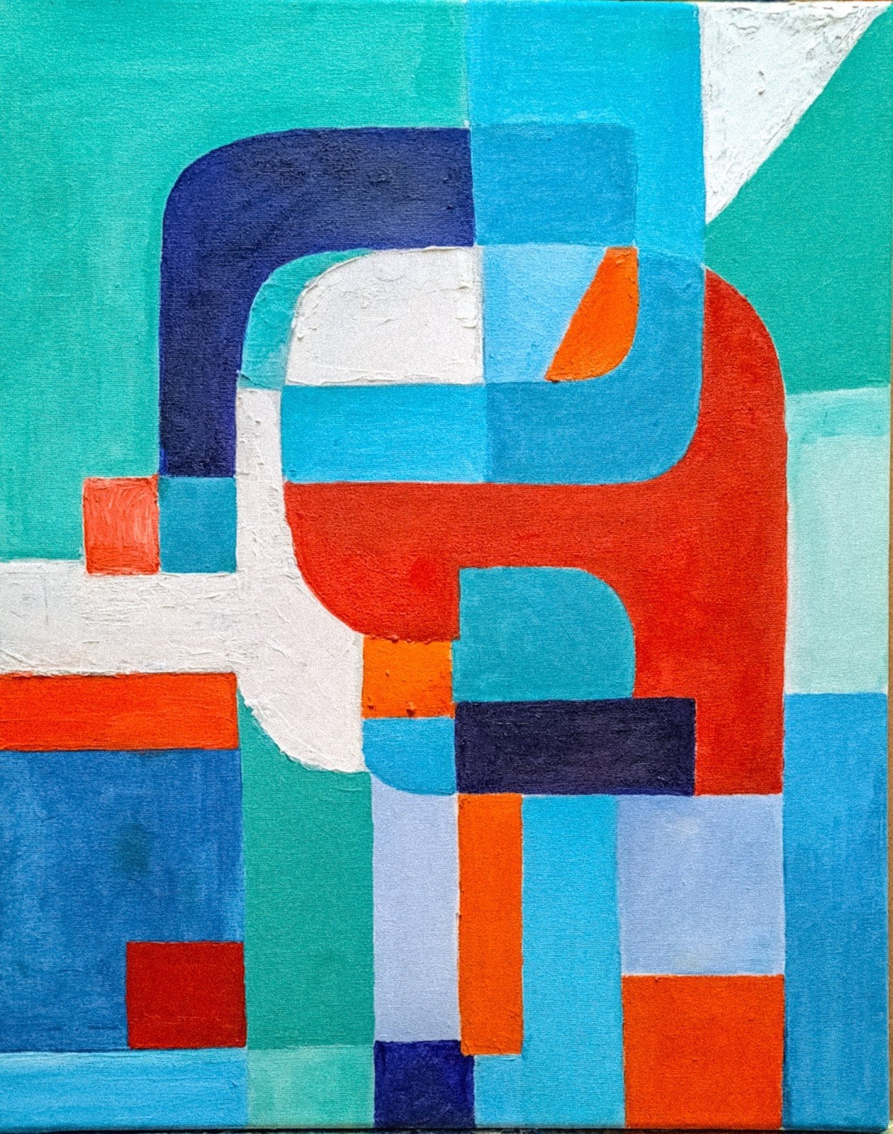 Compositie Abstract, Ophalen of Verzenden