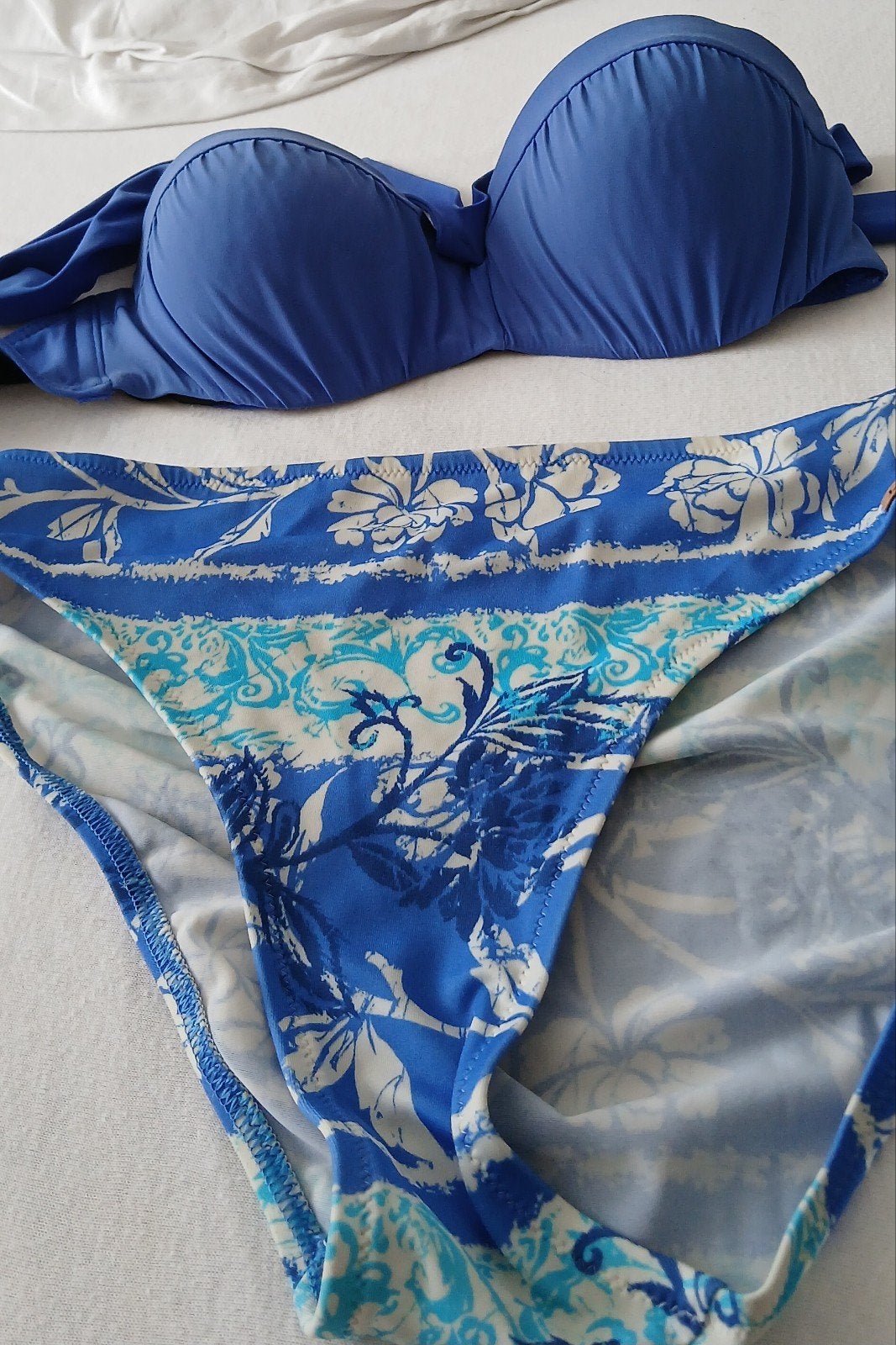 leuke bikini mt 38 AB, Verzenden, Zo goed als nieuw, Meerkleurig, Bikini