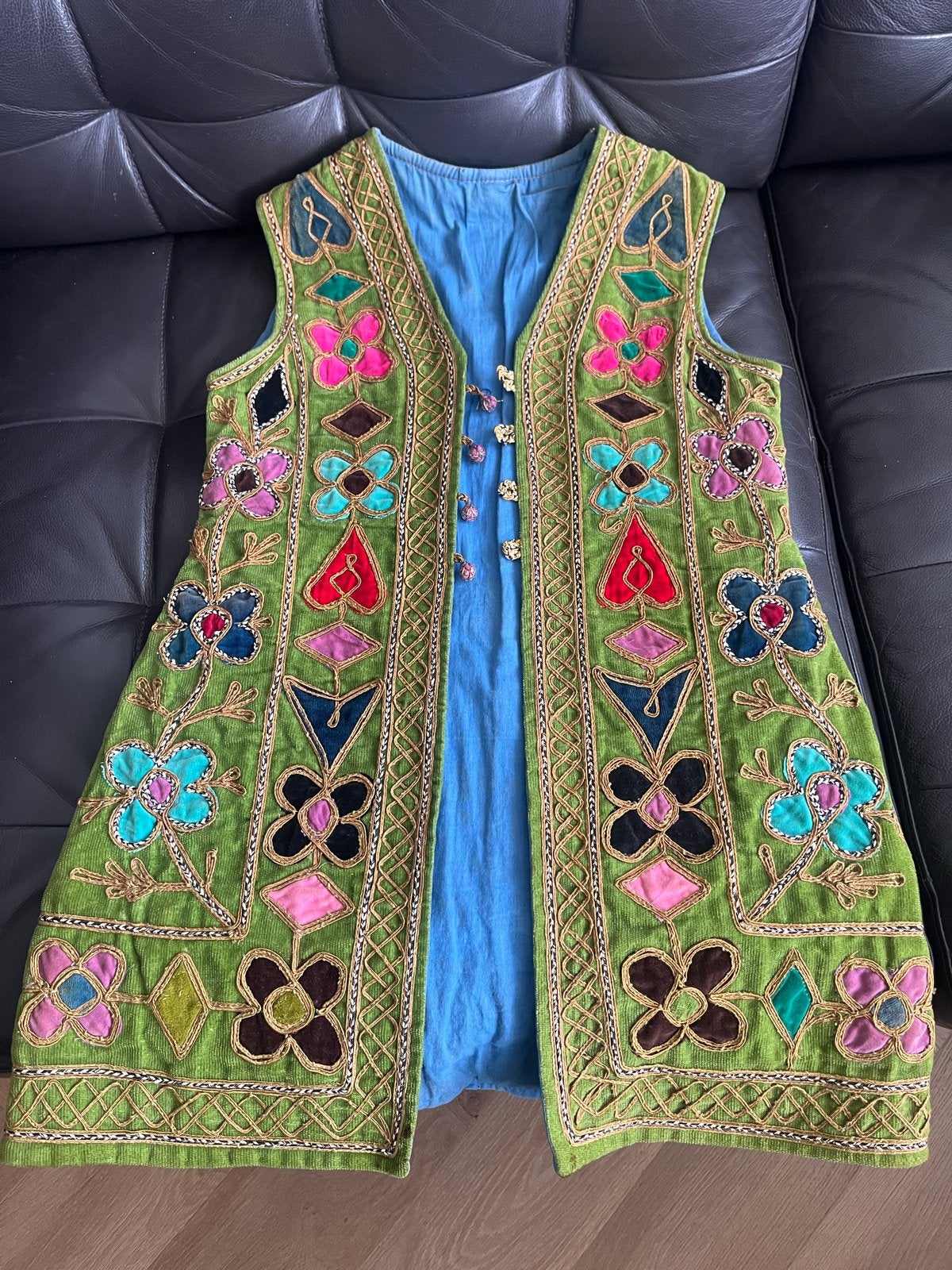 Vintage Afghaans vest Geborduurd vest uit de jaren 60, Kleding | Dames, Ophalen of Verzenden, Zo goed als nieuw