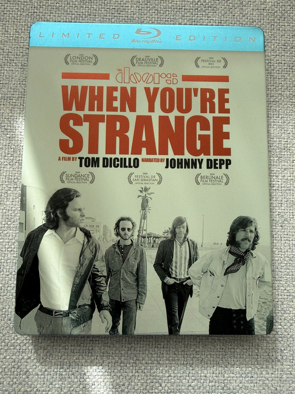 Steel Case Book Blu Ray The Doors - When You’re Strange, Cd's en Dvd's, Documentaire, Engels, Nederlands, Documentaire en Educatief
