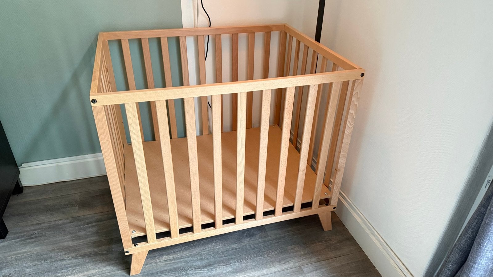 Quax Alix Box Natural met 2 boxkleden, Ophalen, Zo goed als nieuw, Vierkant, Boxkleed