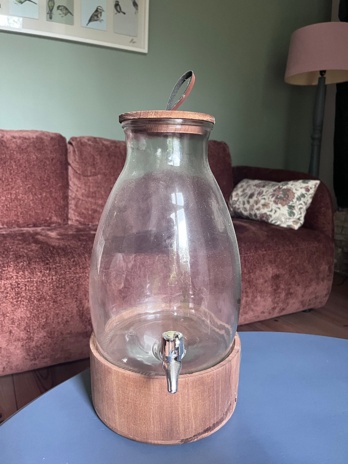 Limonade kan 3 liter met tapkraan, Overige typen, Ophalen, Zo goed als nieuw, Glas