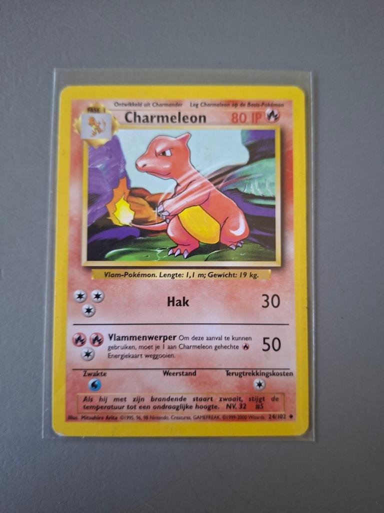 Charmeleon base set nederlands., Ophalen of Verzenden, Zo goed als nieuw, Losse kaart