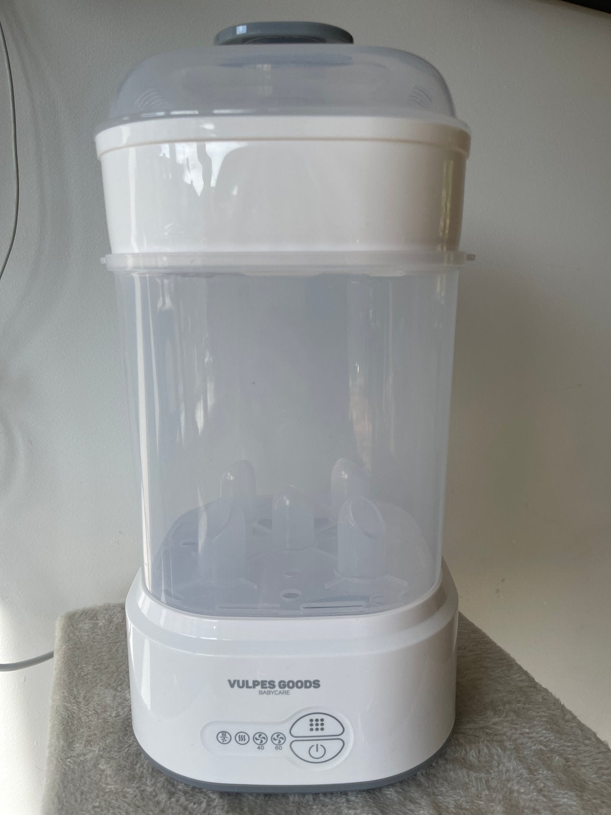 Vulpes Goods Babycare Sterilisator - Zo goed als nieuw, Ophalen, Zo goed als nieuw, Sterilisator, Vulpes Goods