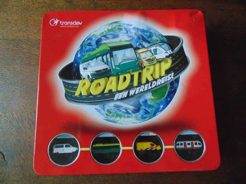 Road Trip een Wereldreis Spel van Identity Games, Vijf spelers of meer, Ophalen of Verzenden, Zo goed als nieuw, Identity Games