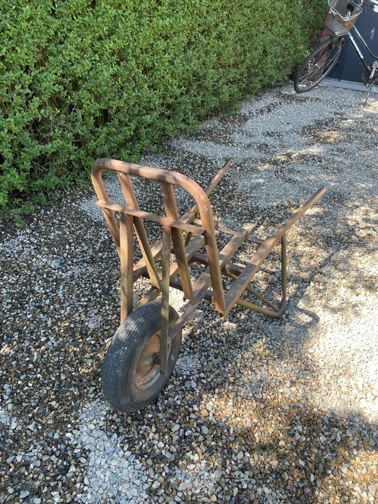 Steenkruiwagen, Ophalen, Gebruikt, Handmatig, Eenwielig