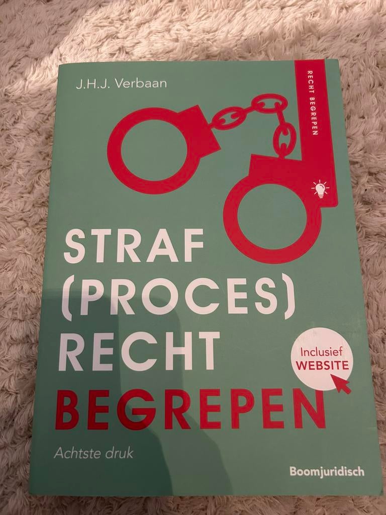 J.H.J. Verbaan - Straf(proces)recht begrepen, J.H.J. Verbaan, Nieuw, Ophalen of Verzenden, WO