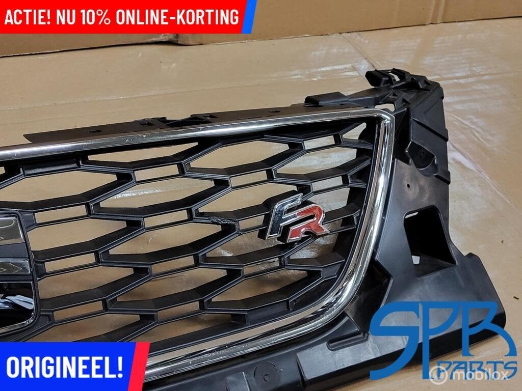 SEAT LEON 5F FR GRILLE GRILL ORIGINEEL LOGO EMBLEEM GEBRUIKT, Auto-onderdelen, SEAT, Gebruikt, Ophalen of Verzenden, Seat