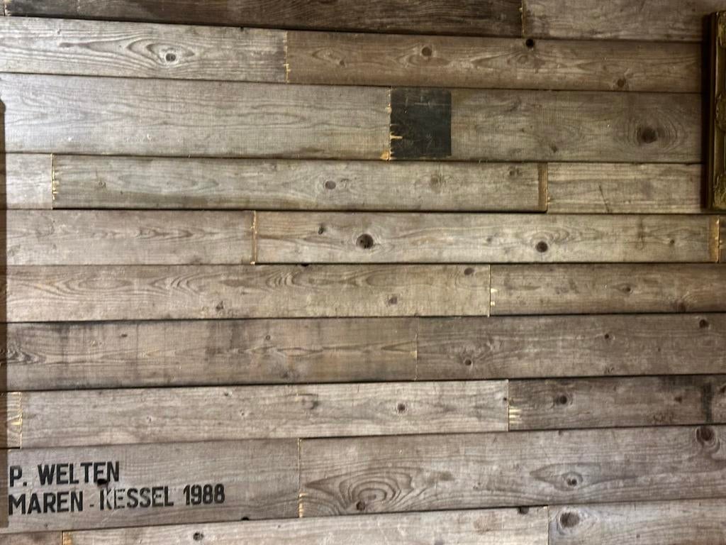 Houten planken voor wandbekleding, Ophalen, Gebruikt, Minder dan 25 mm, Plank