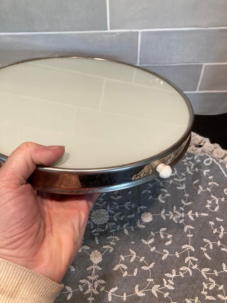 Vintage draaibaar taartplateau (040624), Ophalen of Verzenden