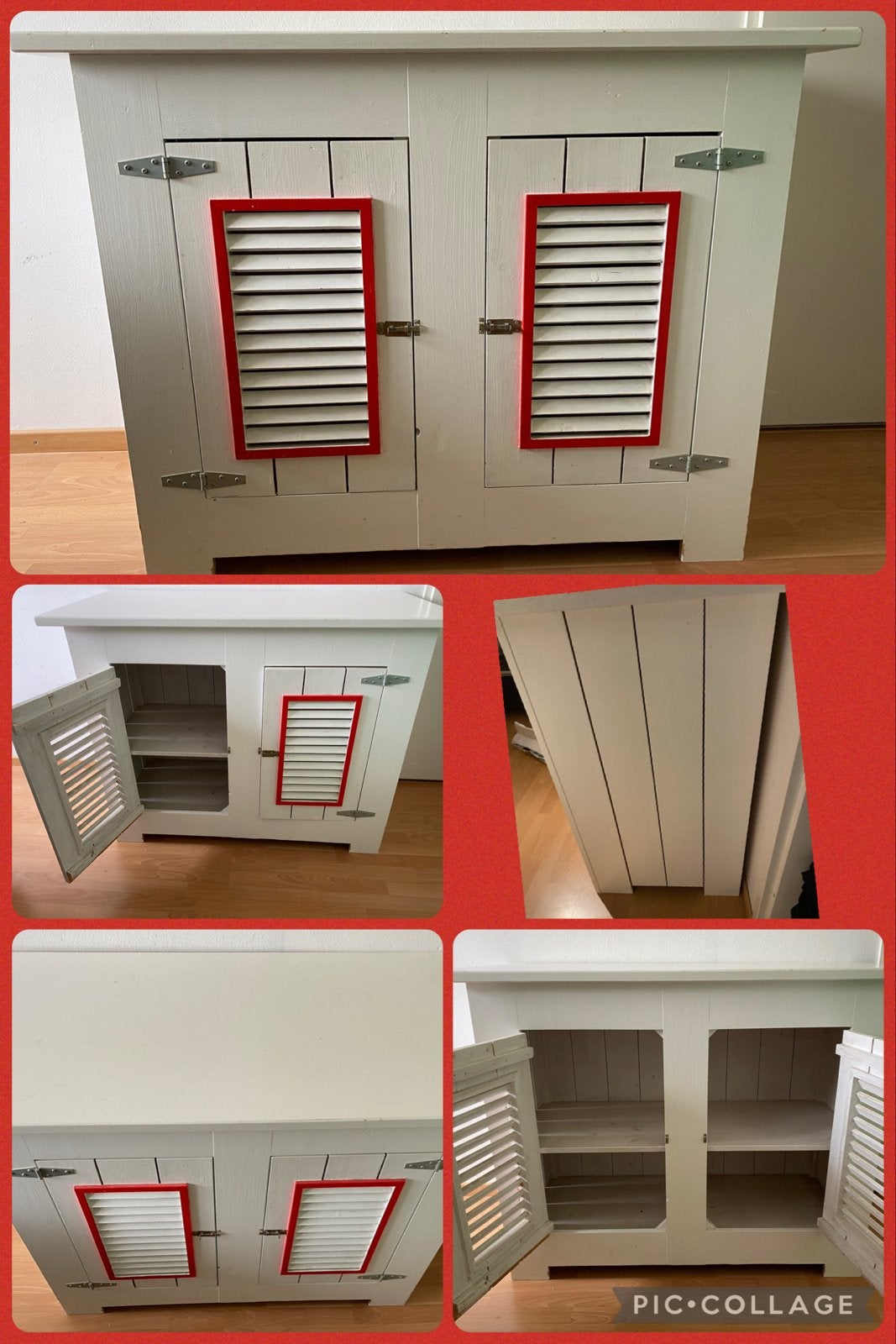 Leuke commode met luiken en planken, Ophalen, Gebruikt, 50 tot 70 cm, 100 cm of meer