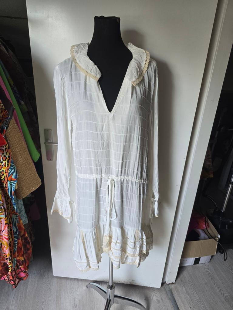 Dames jurk nieuw van place du soleil, Kleding | Dames, Ophalen of Verzenden, Nieuw, Maat 38/40 (M), Onder de knie