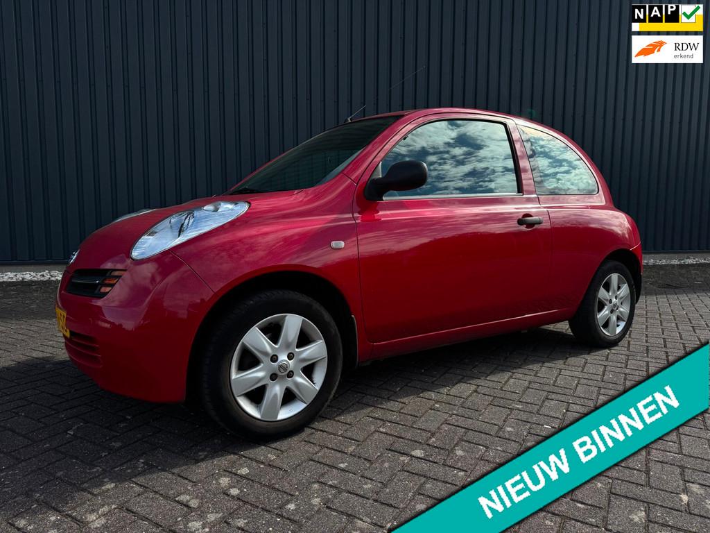 Nissan Micra 1.2 Visia ( AIRCO + STUURBEKRACHTIGING ), Voorwielaandrijving, Stof, Gebruikt, 31 €/maand