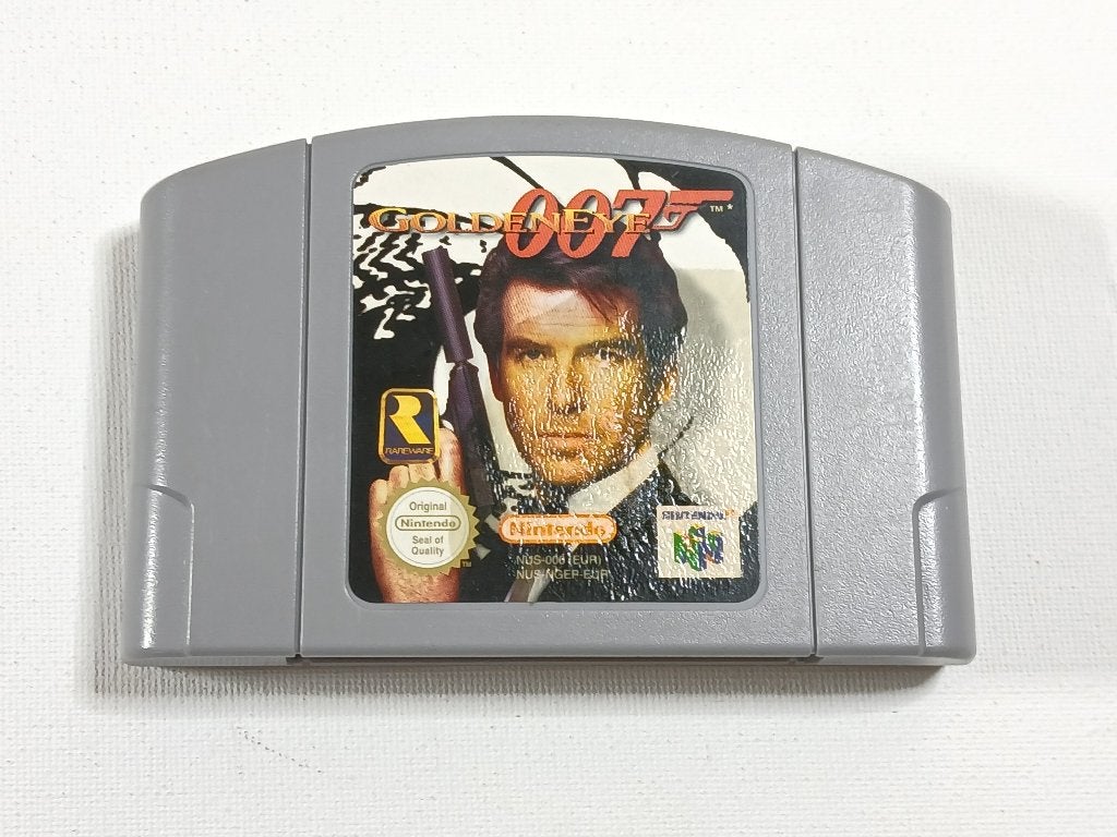 GoldenEye 007 - Nintendo 64 - N64 - PAL - Enkel Cartridge, Spelcomputers en Games, Nintendo, Contact@nintendo.nl, Verzenden, Zo goed als nieuw